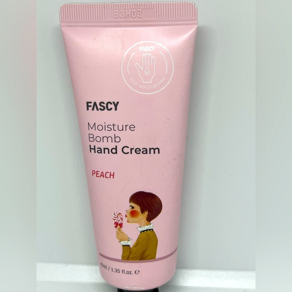 FASCY Moisture Bomb Hand Cream PEACH 40ml / 1.35FLOZ New W/O Box  Made In Korea - Picture 7 of 9